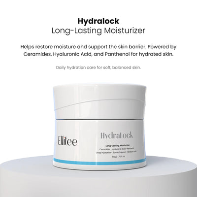 Hydralock moisturizer product with description
