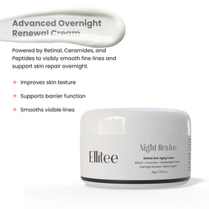 Overnight renewal cream with benefits