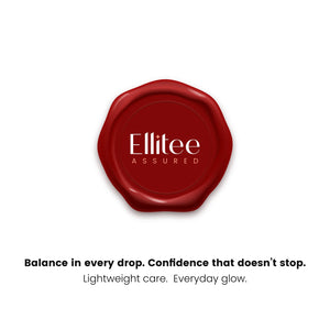 Ellitee Assured skincare quality seal for dermatologist-tested anti-acne skincare products
