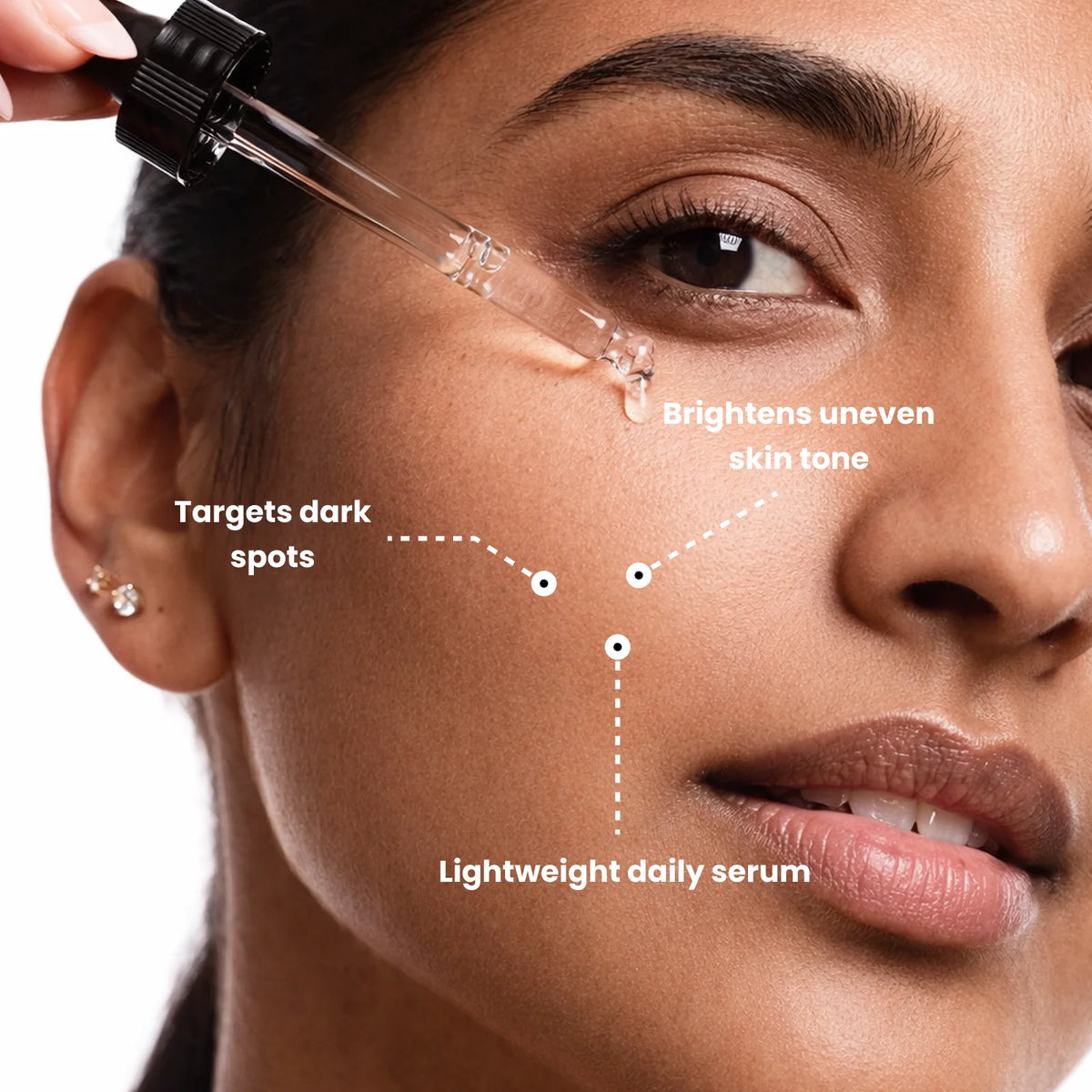 Serum application for dark spots