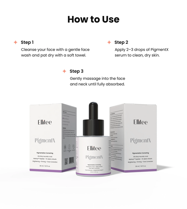 PigmentX serum usage instructions