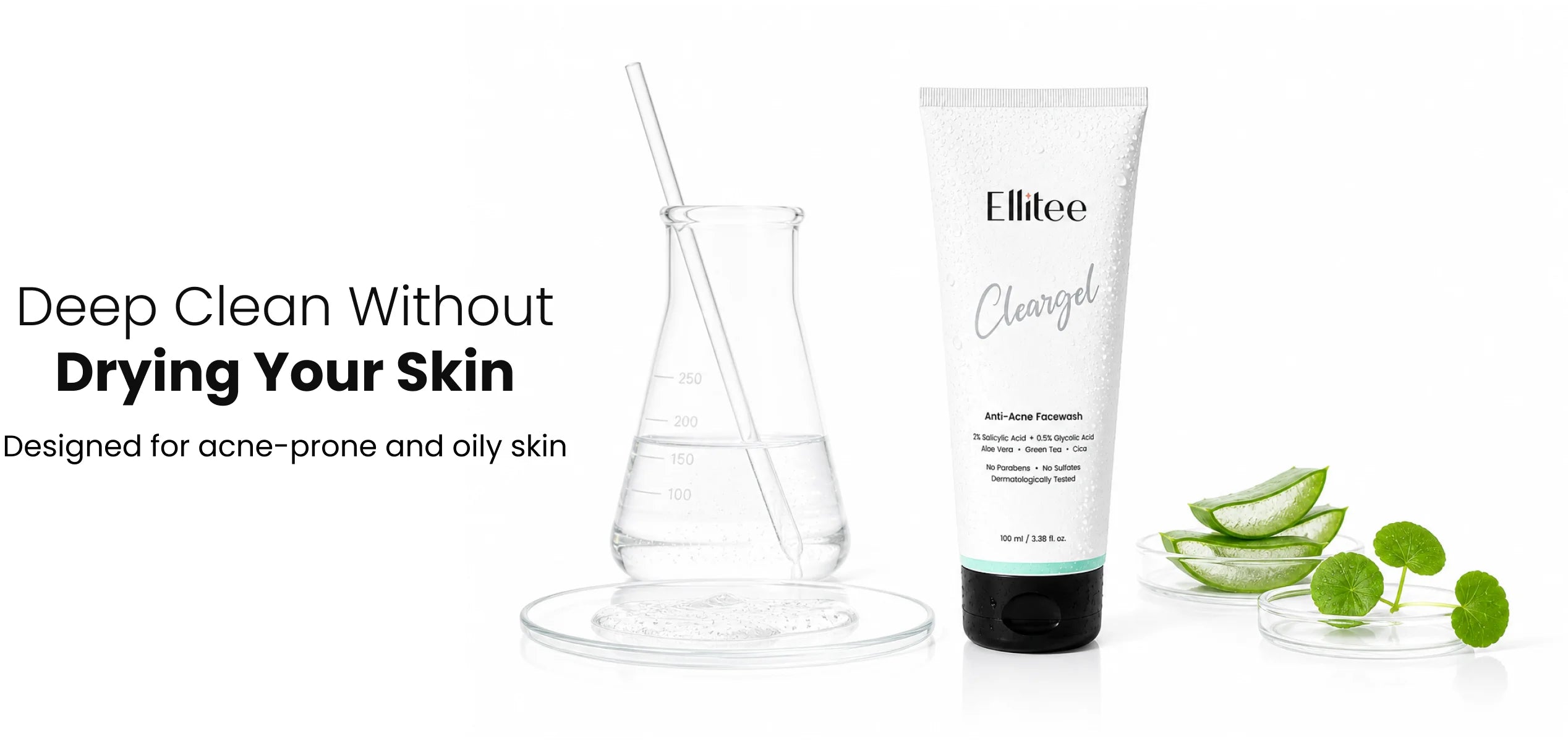 ClearGel Anti-Acne Face Wash with Salicylic Acid (100 ml)