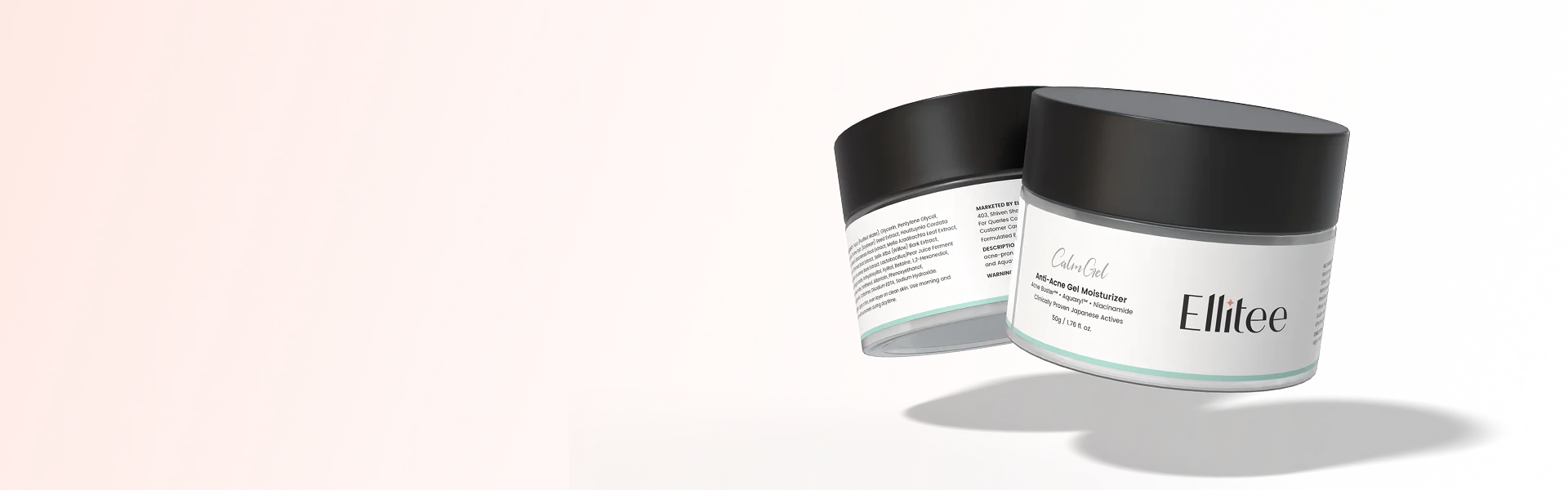 Model applying sunscreen